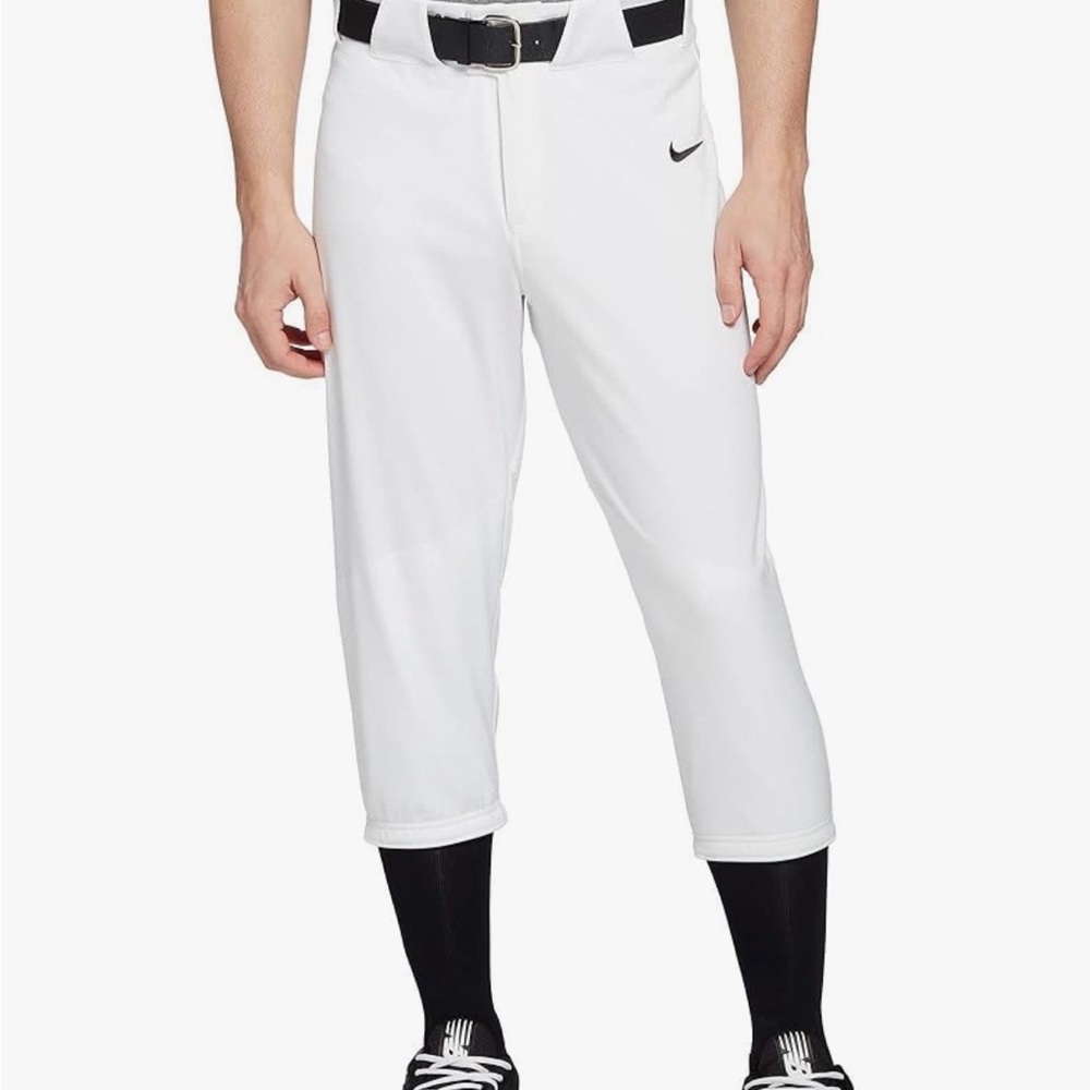 Nike White Kids boys baseball pants knickers